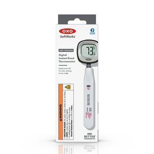 OXO Softworks Digital Display Instant Read Stainless Steel Food Thermometer new